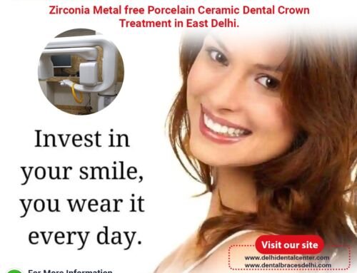 Zirconia Metal free Porcelain Ceramic Dental Crown Treatment in East Delhi