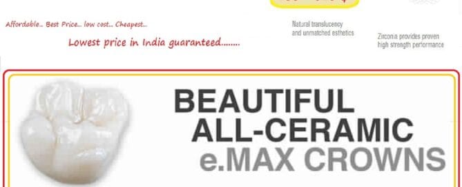 Same Day Zirconia Dental Crown treatment in Delhi.